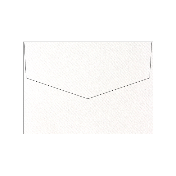 Felt White envelope 130x190mm (5x7inch)