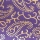 Paisley Foil Purple/Gold