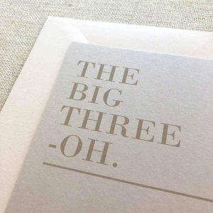 The Big Three-Oh Thirtieth birthday invitation, 30th birthday, birthday invitation, cheap birthday invitation