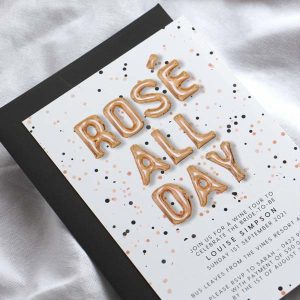 Rosé All Day Bachelorette Invitation