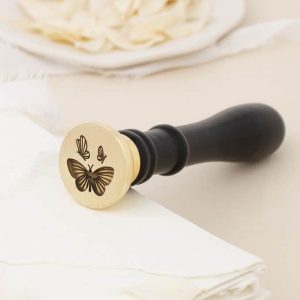 Artisaire butterflies wax stamp