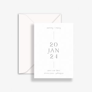 Refined Simplicity Wedding Save The Dates