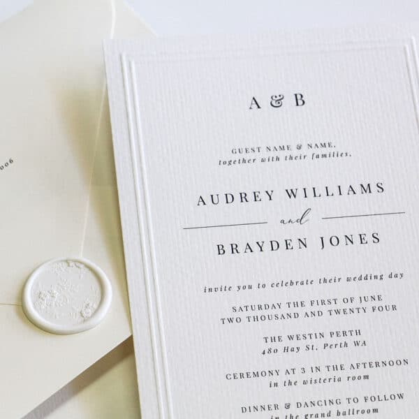 Classic Romance Invitation Suite