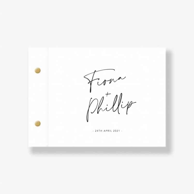 With Love Engagement Guest Book