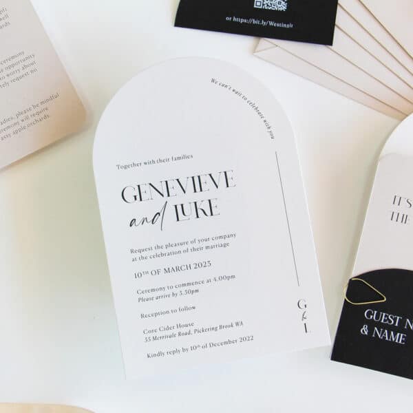 Genevieve Wedding Invitation Suite