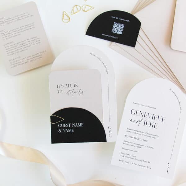 Genevieve Wedding Invitation Suite