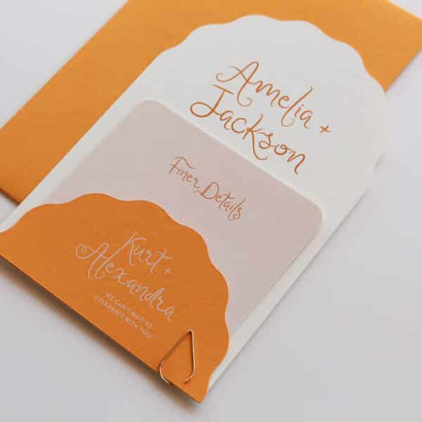 Bright Bubbly Bliss Wedding Invitation - Image 4